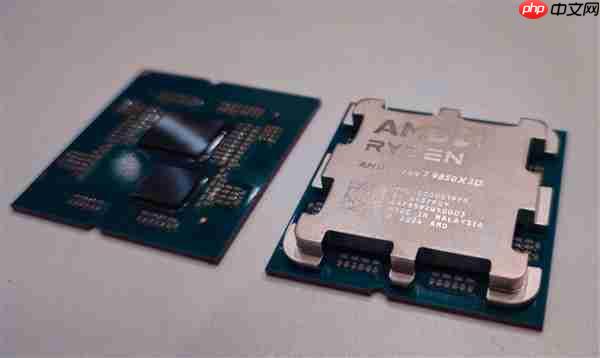 全球最快游戏CPU开盖：AMD锐龙7 9850X3D实拍首发！