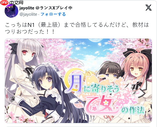 玩家分享高效学习日语动力引热议 玩成人游戏成功通过等级测试