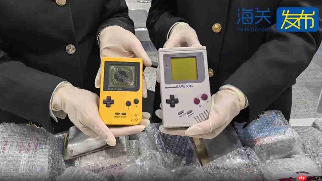 别等你的快递了 125台二手走私Game Boy被海关查扣