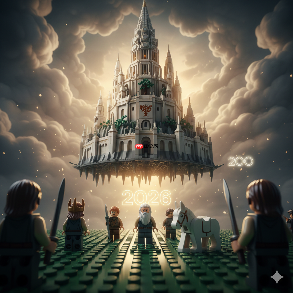 刚铎之城降临!乐高×魔戒新作惊传破8千片积木 预计2026年现身