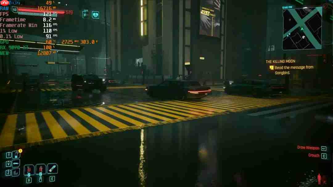 《赛博朋克2077》FSR Redstone测试 画质大幅改善