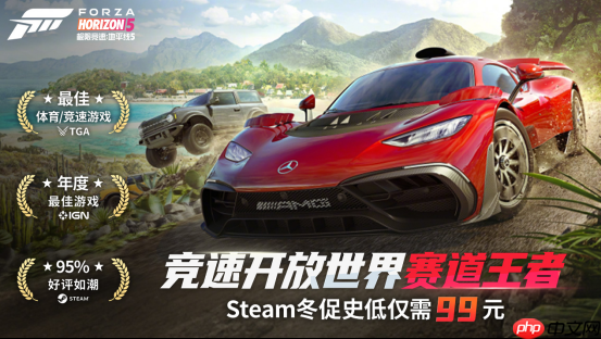 双旦好礼巨献！《极限竞速》系列Steam冬促来袭！