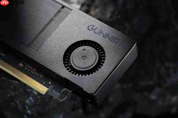 全金属外壳 帅爆！蓝戟发布单风扇迷你版Intel锐炫Pro B50专业显卡