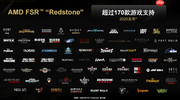 性能平均提升3.5倍！AMD正式发布FSR Redstone：支持百余款游戏