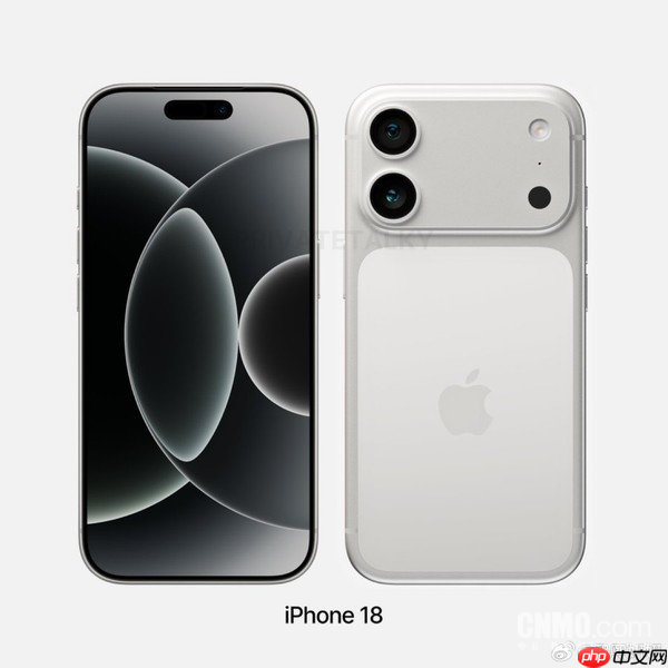 小米/iPhone 18设计前瞻：大矩形设计延续 仅限Pro？