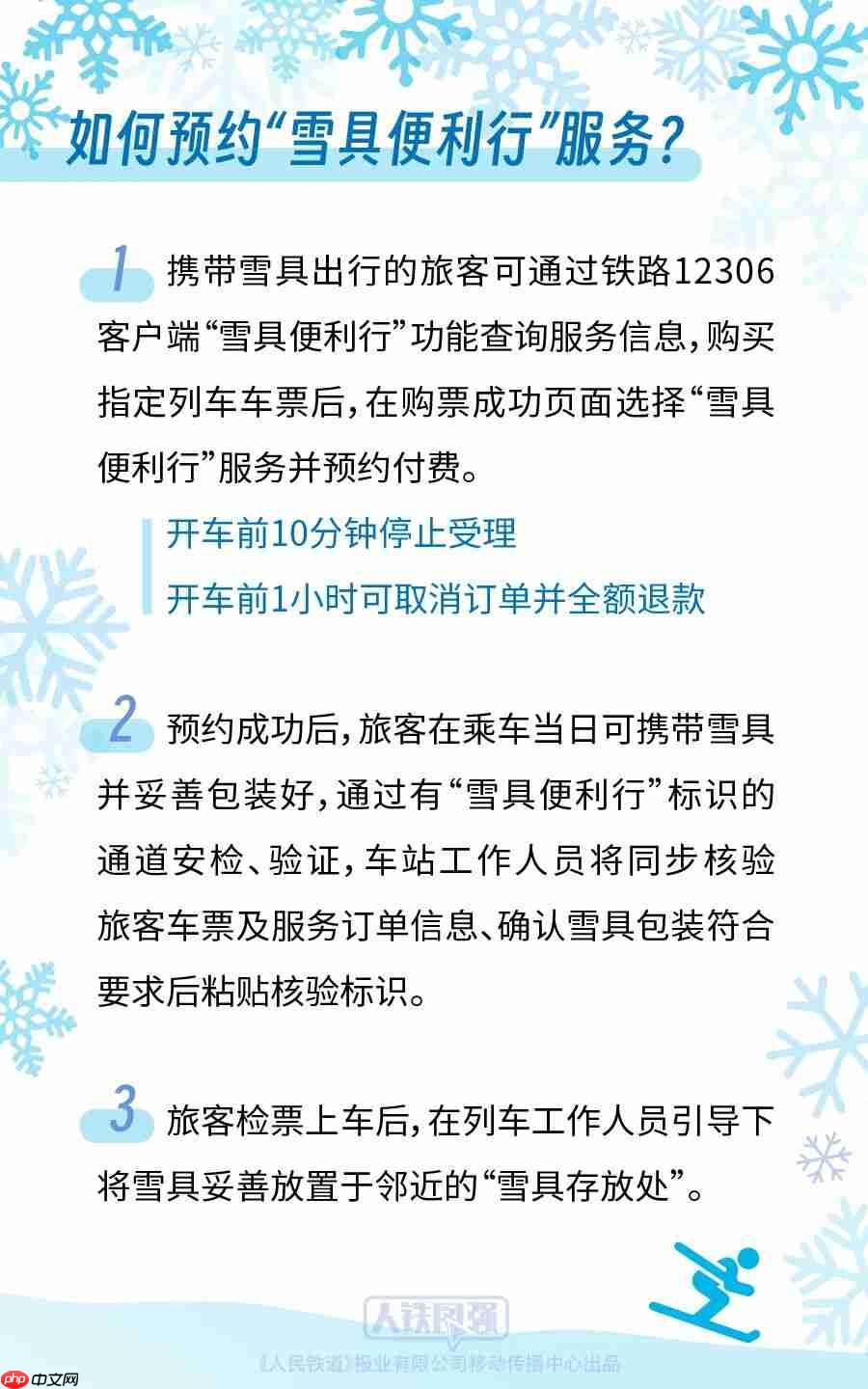 铁路部门在京张高铁 8 趟列车试点推出“雪具便利行”服务