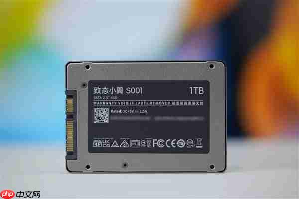 长江存储原厂颗粒！致态小翼S001 1TB SSD图赏