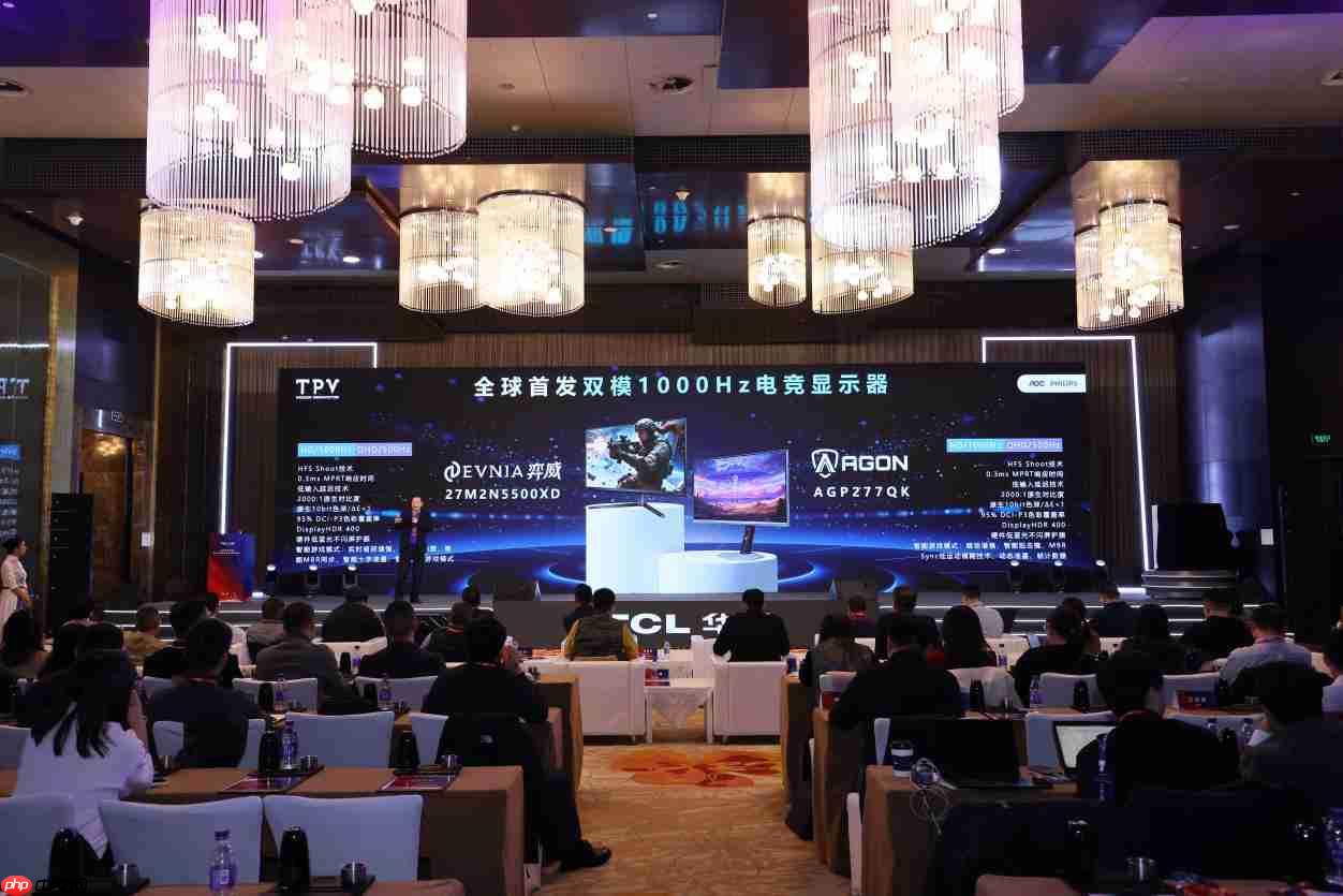 双冠合璧，双模千帧！EVNIA弈威携手TCL华星，首款千帧双模电竞显示器重装亮相