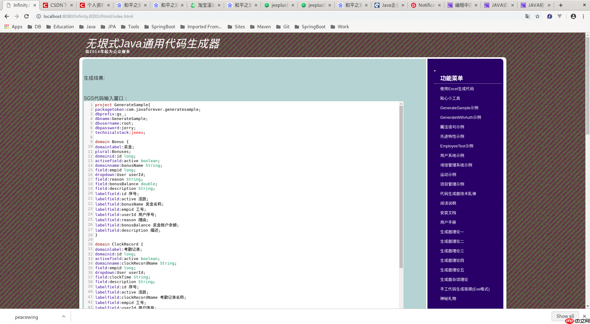 无垠式通用代码生成器冰雪女王尝鲜版三，修复与完善
