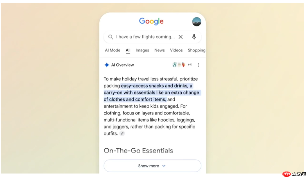 谷歌搜索“ai 模式”全量上线：结果页内一键对话
