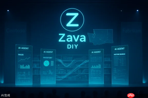 代言微软 AI 时代：新宠 Zava 上位，“张三李四”公司将谢幕