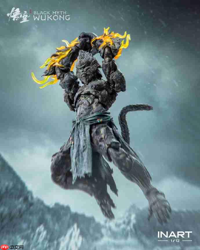 昆仑顶上柱擎天！《黑神话：悟空》石猿手办即将开订