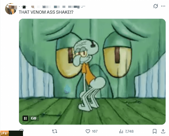 《漫威争锋》毒液新皮肤好评如潮：性感翘臀 甜的发齁！