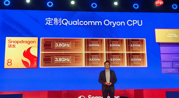 碾压竞品！高通第五代骁龙8搭载2+6全大核CPU：性能暴增36%