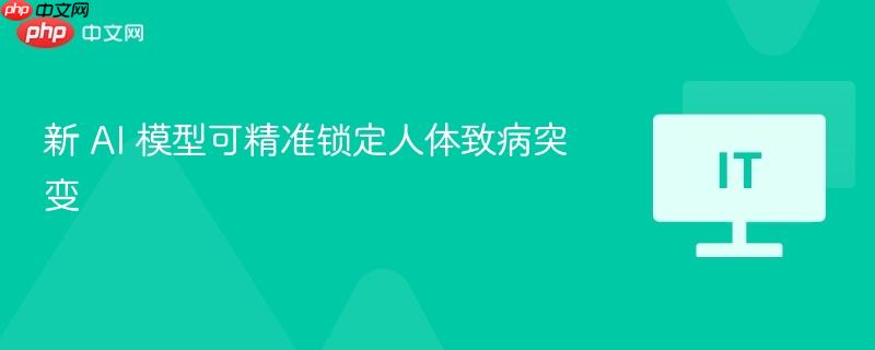 新 AI 模型可精准锁定人体致病突变