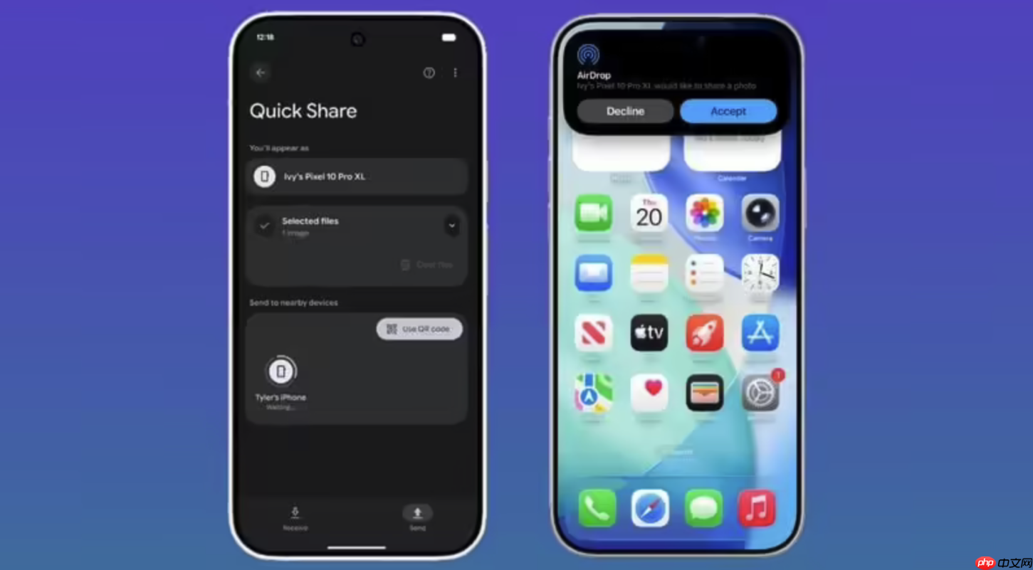 原生安卓与ios互通!谷歌攻克苹果隔空投送壁垒
