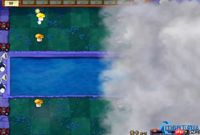 植物大战僵尸冒险模式第43关通关攻略：巧妙布局化解机枪僵尸狂潮