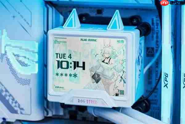 神颜降世 吹雪姬驾临！ROG吹雪水冷散热器正式开售