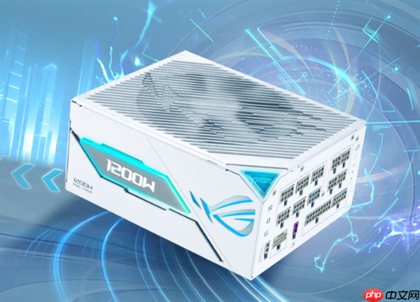 ROG雷神3代1200W电源新增纯白版本：磁吸OLED侧屏 售价3899元