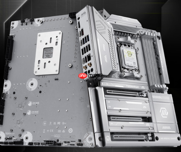 纯白外观设计!微星X870E TOMAHAWK MAX WIFI PZ背插主板首发3299元