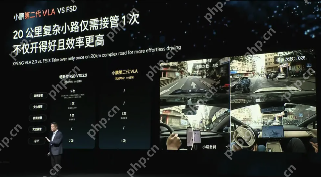小鹏发布第二代VLA大模型：将面向全球开源，大众成为首个客户 - php中文网