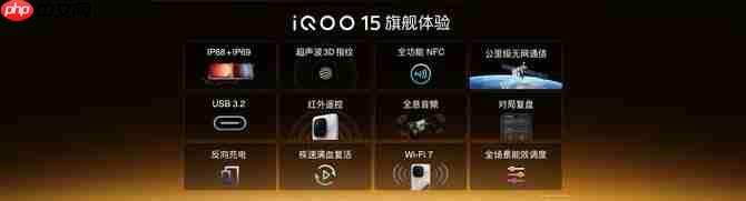 “性能超长板，全面无短板” iQOO 15正式发布，售价4199元起
