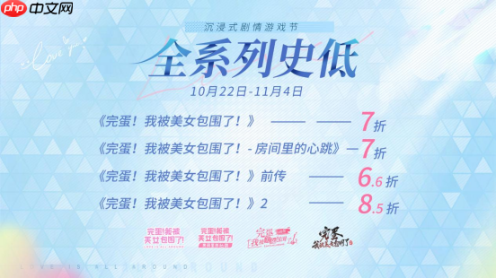 心动暴击！不止打折，而且是折上折！《完蛋！我被美女包围了！》系列超级史低！