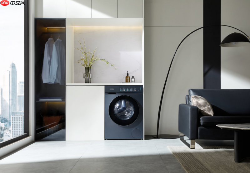 智享高效洗护，西门子家电发布小幸熨洗干一体机，重塑都市精致生活