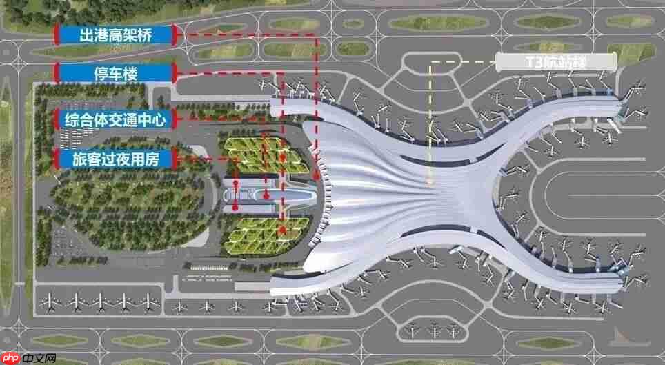 广州白云国际机场 T3 航站楼年底投运,将推全国首个开放式观景台