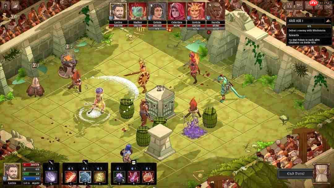 精美像素风回合制策略《角斗士血域》全新试玩Demo上线！新增职业、武器及将于11.5抢先体验