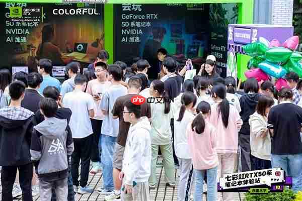 七彩虹RTX50系体验站圆满收官 引爆校园AI科技热潮