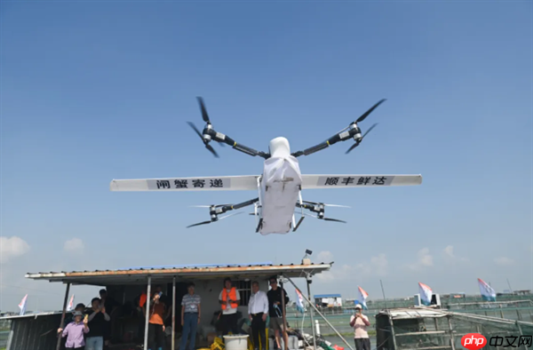 开湖!第一篓阳澄湖大闸蟹由顺丰无人机捞起