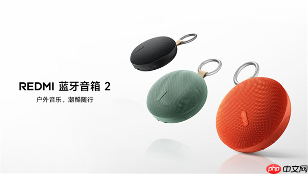 99元 REDMI蓝牙音箱2发布：5小时续航 支持USB声卡