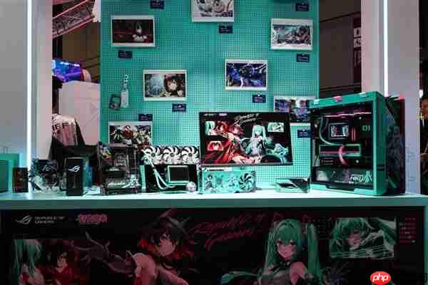 未来武装 满帧出击！rog夜神rtx5080 ro姬x初音未来版显卡开售