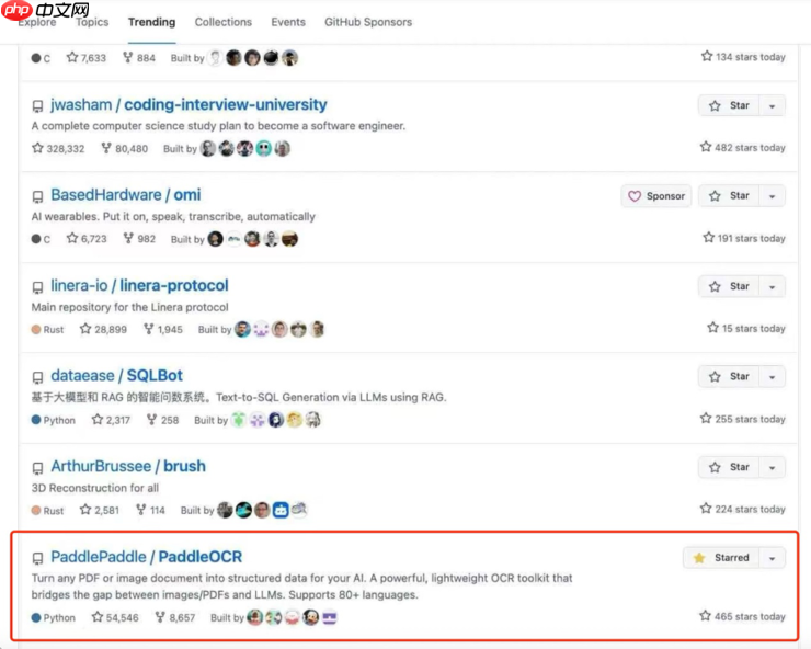 超越GPT-4o及Qwen2.5-VL，百度超轻量模型PP-OCRv5 Blog持续登顶Hugging Face热度第一
