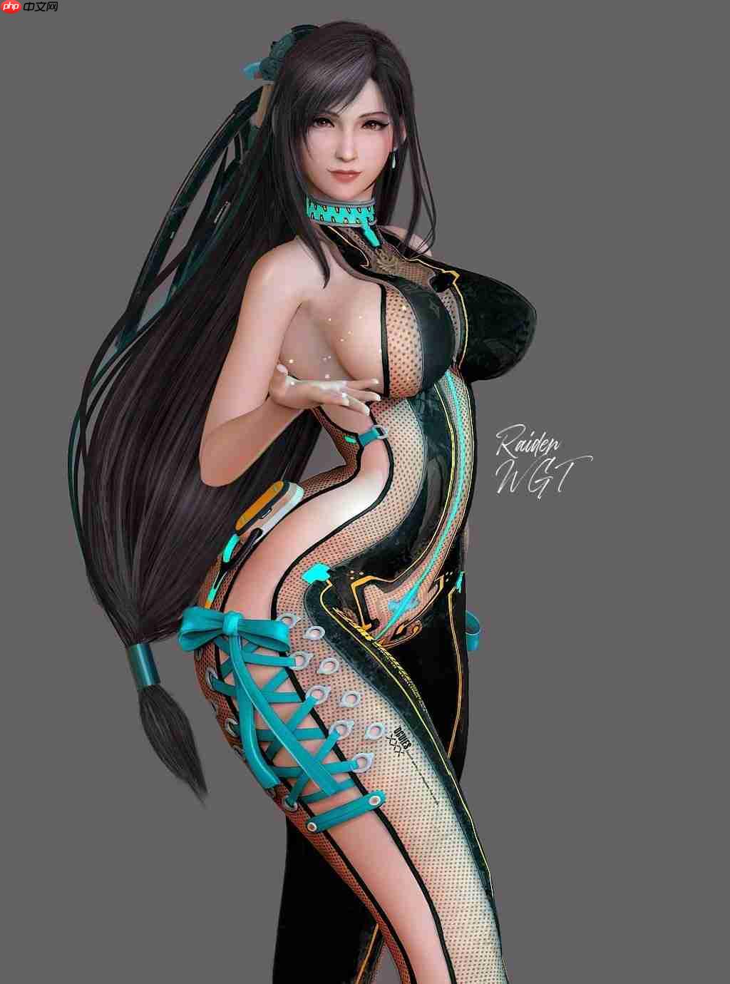 《最终幻想7》蒂法新3D美图赏 这好身材谁不喜欢看