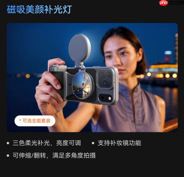 手机秒变相机 泰迅iPhone 17 Pro系列影像套装发布：499元起