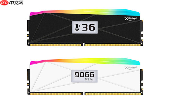 全何发布全球首款自带OLED屏幕的内存！开机就显示6大参数