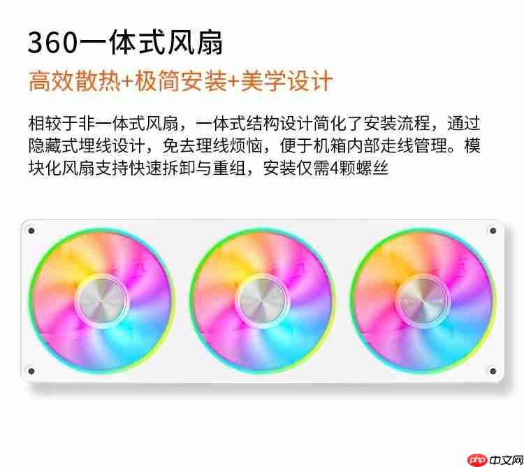 看腻无限镜?九鲨JK-F360一体风扇,突破视觉边界,光效新体验