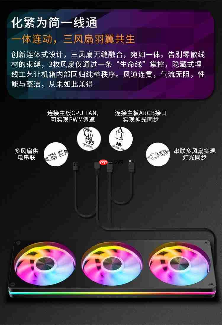 看腻无限镜?九鲨JK-F360一体风扇,突破视觉边界,光效新体验