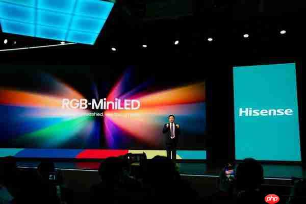 电视圈又搞大动作！海信新出的RGB-Mini LED电视  直接把画质卷到新高度