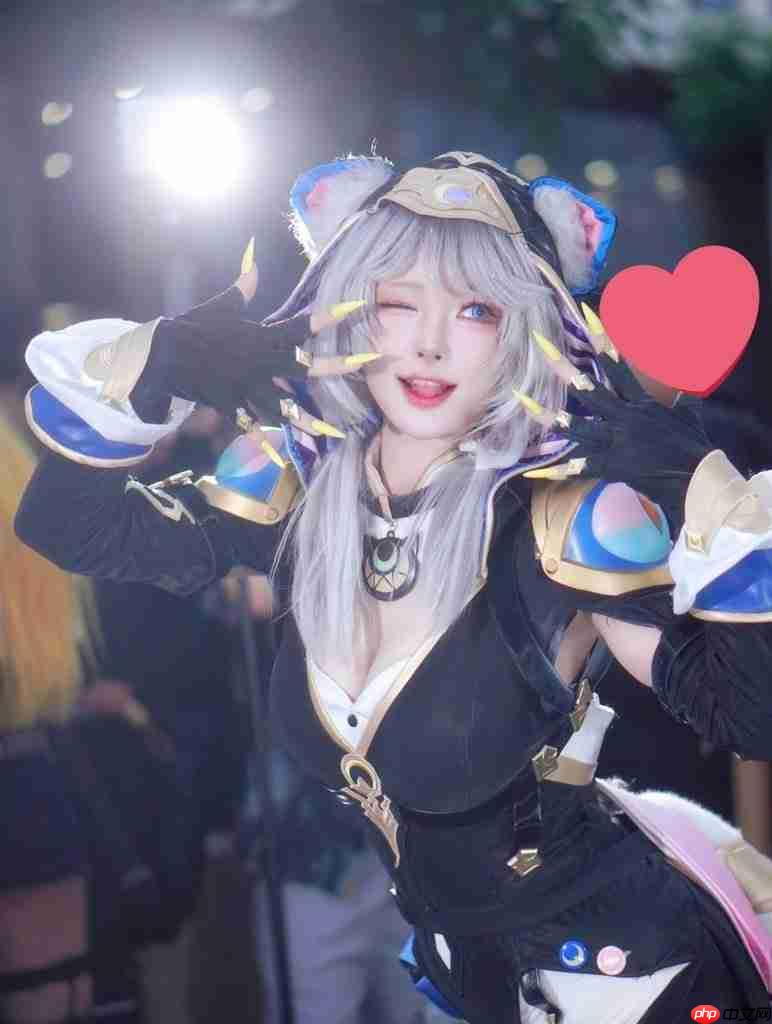 日本小姐姐cos《崩铁》赛飞儿 性感猫娘直击心灵