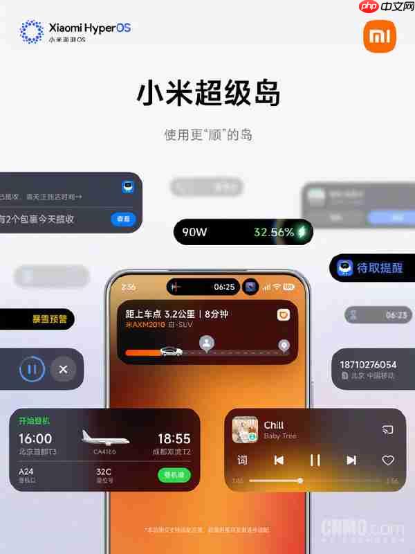 小米澎湃OS 3首秀“超级岛” 为什么手机厂商迷恋上岛？