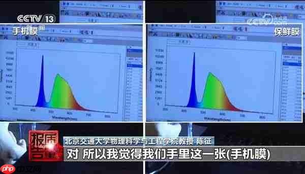 效果约等于保鲜膜！防蓝光膜隔绝99%有害蓝光是噱头