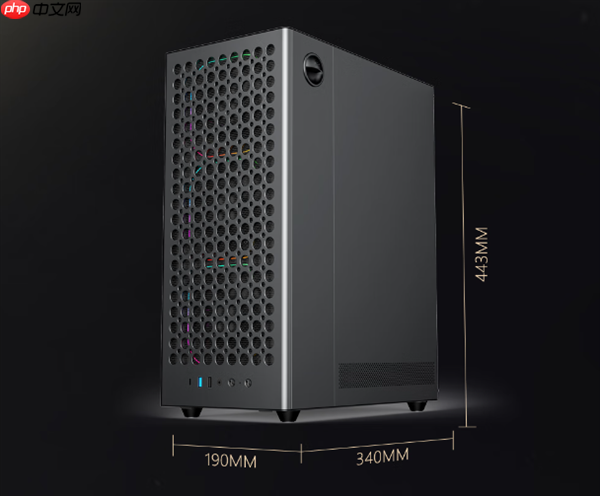 硕一鲲鹏CH8+系列机箱99元起：可选MESH面板或数显屏