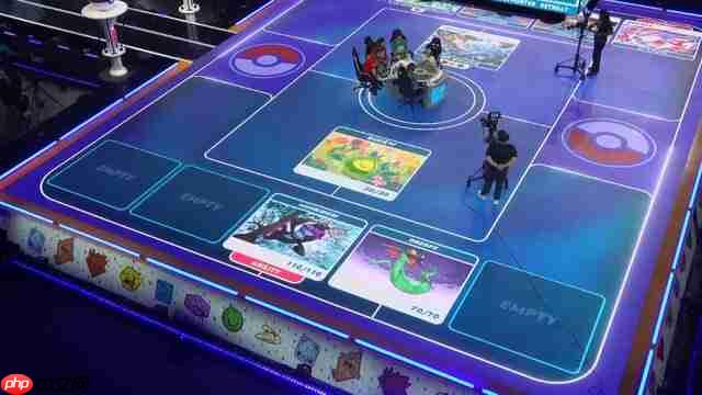 《宝可梦卡牌》世界大赛新演出引热赞 巨大地板直播精彩比赛