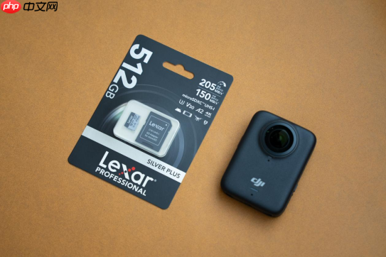 雷克沙SILVER PLUS micro SD:解锁大疆Osmo 360 全性能的存储密钥