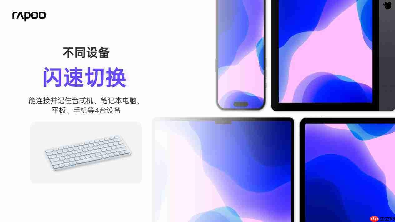 一键AI即问即答，雷柏E9350LAI多模无线刀锋键盘解锁智慧轻办公模式