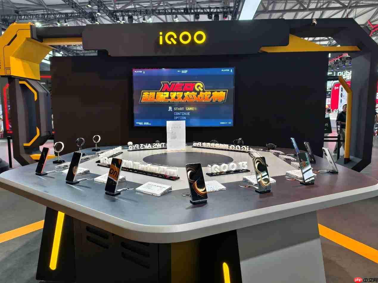 iQOO亮相2025 ChinaJoy!科技与娱乐共筑沉浸式体验现场!