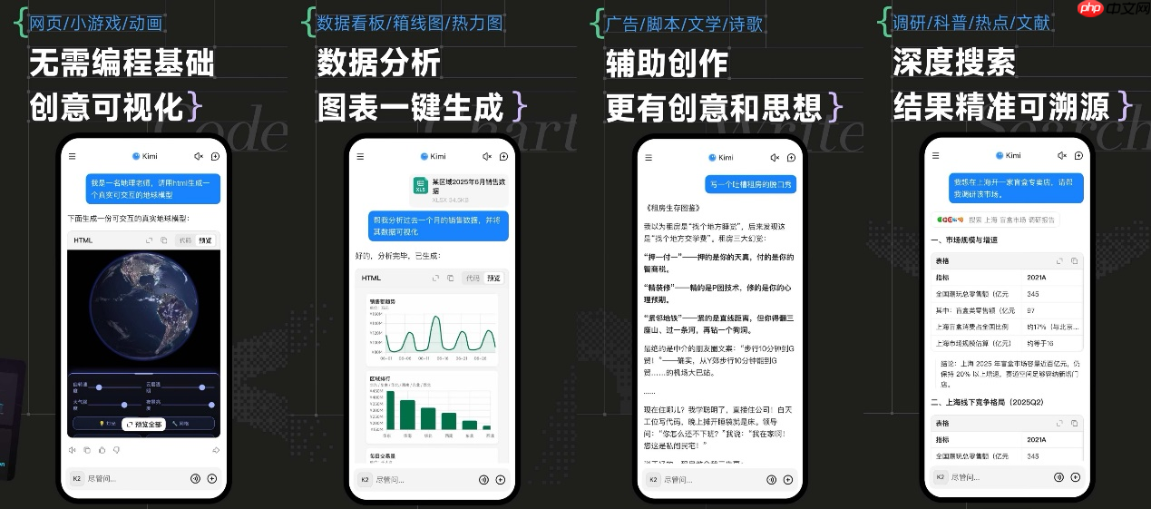 评分高达4.8！鸿蒙版Kimi火速上新K2模型，网友盛赞“最给力的AI”